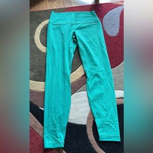 lululemon size 10 teal leggings